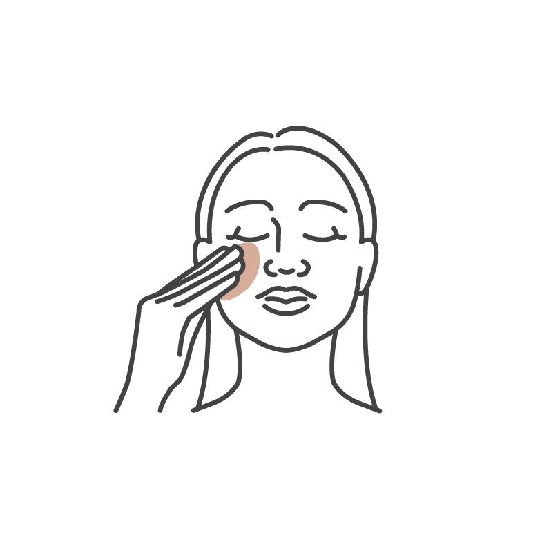 Step-by-step visual guide to applying Bare Intent eye patches for best results - Cleanse skin before applying