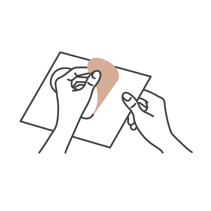 Step-by-step visual guide to applying Bare Intent forehead patch for best results - peel patch off sheet